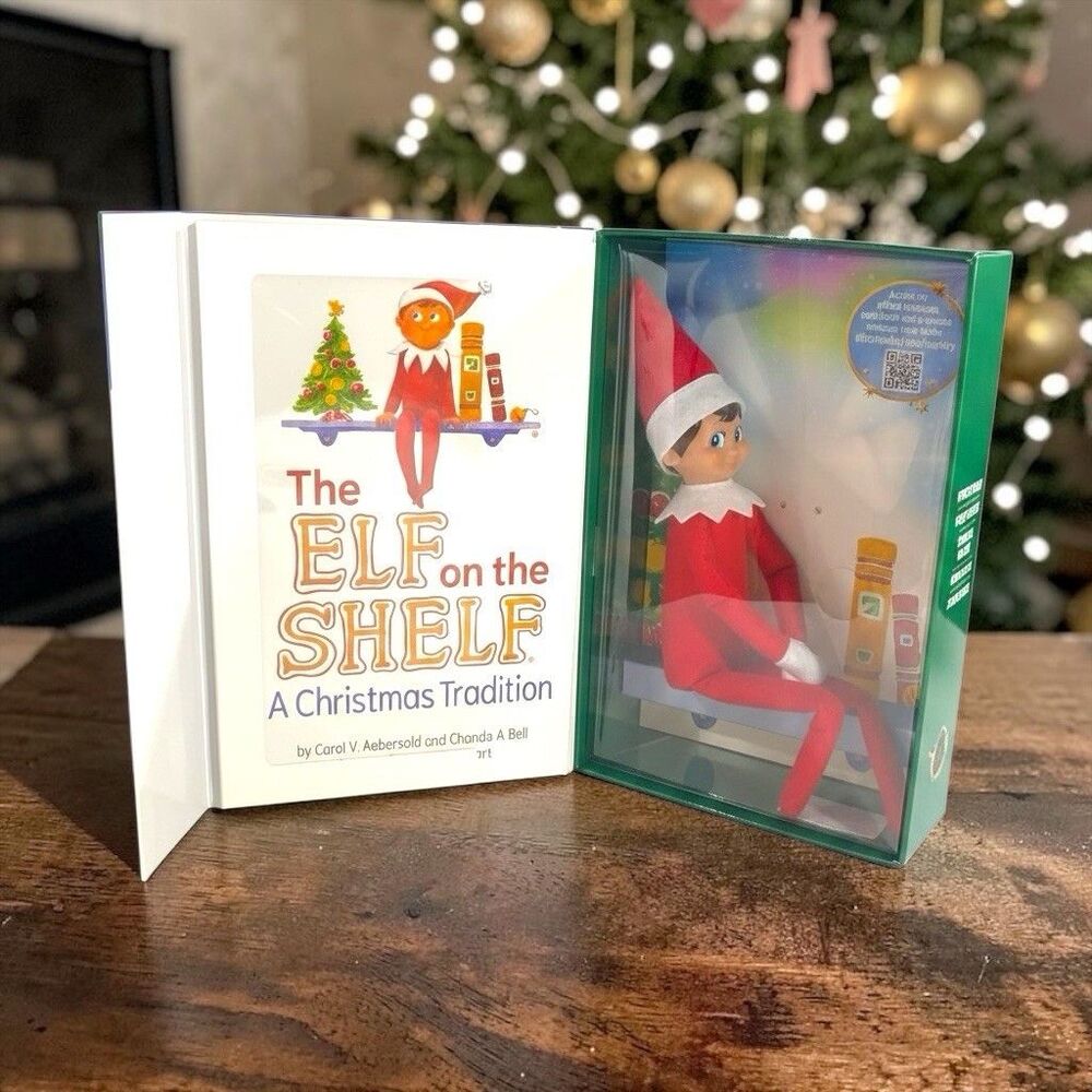 Elf on the Shelf: A Christmas Tradition (blue-eyed boy)